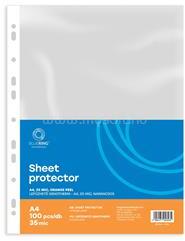 BLUERING Genotherm lefűzhető A4, 35 micron narancsos 100 db/csomag (BLUERING_OFFICE2135N) (BLUERING_OFFICE2135N)
