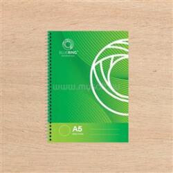 BLUERING Spirálfüzet A5, 70lap BlueringR sima (BLUERING_BLUERA5SIMA) (BLUERING_BLUERA5SIMA)