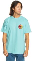 Quiksilver QUIKSILVER, Long Fade logómintás póló, Világoskék, S (EQYZT07670-BHA0-S)