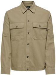 ONLY & SONS Férfi ing, Only & Sons, 0000301846031_XL, pamut, bézs, XL INTL (0000302019953_XXL)