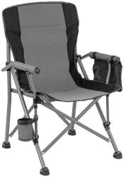 Leziter Comfort karfás horgász szék pohártartóval szürke (YF-01-GRAY)