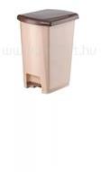PLANET UP403-001 szemetes kuka pedálos műanyag 60 literes (barna) (PLANET_64585) (PLANET_64585)