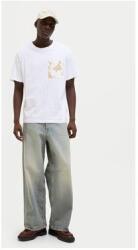 JACK & JONES Férfi póló, Jack and Jones, 304778490, Pamut, M INTL, Fehér (0000304778490_M)
