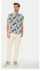 BLEND Férfi Blend anyagú galléros póló, 20718253, Pamut, S INTL, Kék (0000304799075_S)