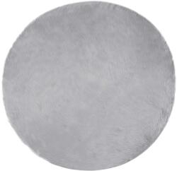 vidaXL Műgyapjú Szőnyeg Tafalla Szürke Ø 200 cm Poliészter 42021539 (42021539)
