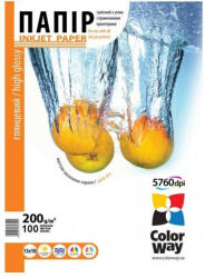 COLORWAY Fotópapír, magasfényű, 200 g/m2, 13x18, 100 lap (PG2001005R)