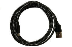 BlackBird BH194 Lightning Adatkábel 1m, Fekete 2A (Extra erős anyagból) (BH194)