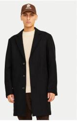 JACK & JONES Férfi kabát, Jack & Jones, Harris 12263845, fekete, poliészter/gyapjú, XL INTL (0000304514807_XL)