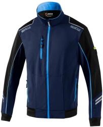 SPARCO technikai softshell könnyű kabát, kék-sötétkék, M méret (02413BMAZ2M)