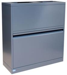 BICA 880 szelektív hulladékgyűjtő állomás, nyitott, 80 l