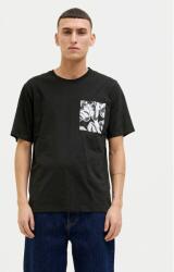 JACK & JONES Férfi póló, Jack and Jones, 304778483, Pamut, L INTL, Fekete (0000304778483_L)