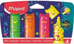 Maped Pixel Party Mini szövegkiemelő készlet, 4 szín (743602)