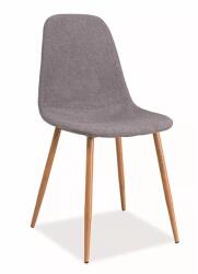 SIGNAL MEBLE Fox szék, X44, tölgy, szürke - mindigbutor