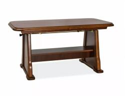 Signal Beata asztal és pad, 130X67, dió, dió