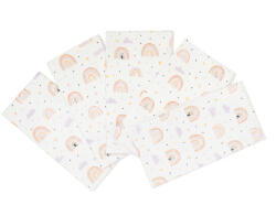 Prem Internacional Prem International Mosható pelenka, 70×70 cm, Szivárvány (5 db a csomagban)