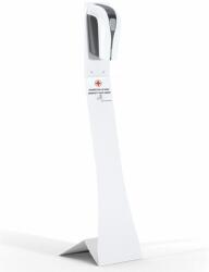  Állvány fertőtlenítőszer-adagolóval és állókosárral