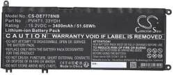 Cameron Sino Батерия за лаптоп DELL G3 15, G5 15 5587, INS 15PD-1863BL, Latitude 15 3590, 33YDH, W7NKD, LiIon 15.2V 3400mAh CAMERON SINO (CS-DE7778NB) - xtreme