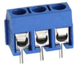  Csavaros nyákba forrasztható 2 / 3 / 4 pines csatlakozó 3 pines