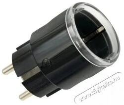 Shelly Plug S Gen3 fogyasztásméréssel, WiFi, fekete