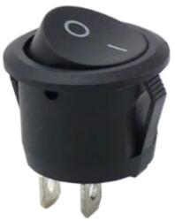  Kerek billenőkapcsolók Fekete