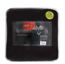 Svitap sleepwell Mikroflanel lepedő, fekete, 180×200×20 cm (037011-MIKROFL002)
