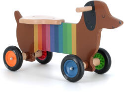 Vilac - Fa futóbicikli: Színes kutyus