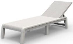 Keter MALLORCA Kerti nyugágy, állítható háttámlával, fehér