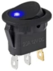  Kerek billenőkapcsoló Leddel Kék