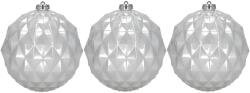SPRINGOS karácsonyi gömbkészlet, 15cm, 6db, ezüst (CA1530)