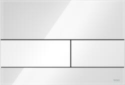 Tece Square WC működtetőlap, fehér üveg/fényes fehér 9240800 (9240800)