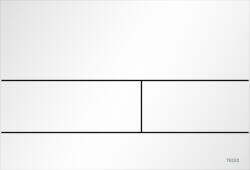 Tece Square II WC működtetőlap, matt fehér 9240834 (9240834)