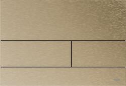 Tece Square II ujjlenyomat mentes WC működtetőlap, szálcsiszolt nikkel 9240843 (9240843)