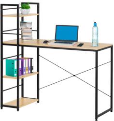 SPRINGOS polcos íróasztal 120x64x120cm - Világosbarna (HF0047)