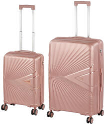 Leziter TraveLux Endure III gurulós bőrönd szett rosegold (LTREBS-III-RG) - geminiduo