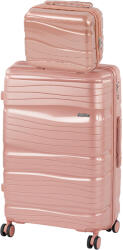 Leziter TraveLux Voyager IV gurulós bőrönd szett rosegold (LTRVBS-IV-RG) - geminiduo