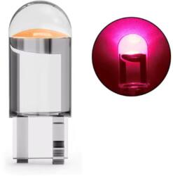  COB üveg Led izzó 12V Rózsaszín