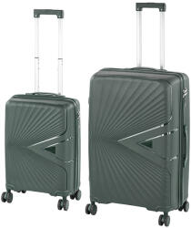 Leziter TraveLux Endure III gurulós bőrönd szett sötétzöld (LTREBS-III-DG) - geminiduo