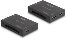 Delock HDMI-hosszabbító készlet Cat. 6-os kábelen keresztül 4K 60 Hz 50 m