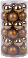 MagicHome MagicHome karácsonyi gömbök, 30 db, réz, mix, karácsonyfára, 6 cm (TC2171336)