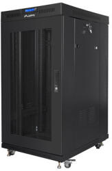 Lanberg FF01-8822-23BL állvány 22U Szabadonálló állvány Fekete (FF01-8822-23BL) - compzone