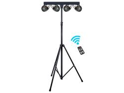 Thunder Germany Thunder PARTYBAR404 4x RGBW LED PAR fényeffekt szett (650308)