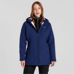 Craghoppers Поларено яке Craghoppers Women's Gwen Waterproof Fleece Lined Long Softshell Jacket - Indigo Blue