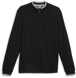 PUMA Блуза с яка Puma Men's Windblock Long Sleeve Performance Polo Shirt - Puma Black