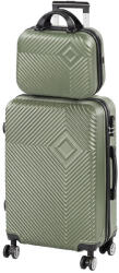 Leziter TraveLux Pro VII gurulós bőrönd szett olajzöld (LTRPBS-VII-OG)