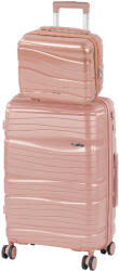 Leziter TraveLux Voyager III gurulós bőrönd szett (LTRVBS-III-RG) - homelux