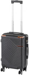 Leziter TraveLux Urban kézipoggyász keményfedeles levehető kerékkel 40x29x19 cm fekete (833-BL16)