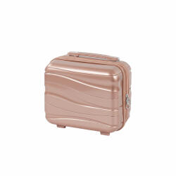 Leziter TraveLux Voyager kisméretű kézi bőrönd keményfedeles 26x31x14 cm mályvarózsaszín (PP200-RG-14)