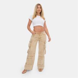 I Saw It First Дънки I Saw It First Low Rise Cargo Jeans - Brown