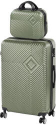 Leziter TraveLux Pro VIII gurulós bőrönd szett olajzöld (LTRPBS-VIII-OG)