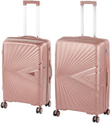 Leziter TraveLux Endure IV gurulós bőrönd szett barackrózsaszín (LTREBS-IV-RG) - homelux